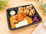 から揚げ＆キムチーズ炒飯弁当（唐揚げ総本家 から丸 成増店）