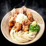 (温)みぞれ山盛りザンギうどん（ザンギとうどんの専門店 一久 狸小路本店）