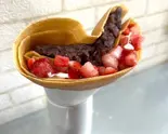 あんこフローズンいちごホイップ Red bean paste frozen strawberry whip（タカハシクレープ）