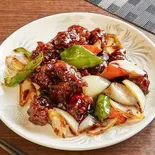 黒酢酢豚（中華料理 友来）