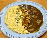 オムカレー（炭焼き火垂るの）