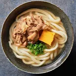 肉うどん (スープ別添え)≪1918≫（うどん 益子 なんば店）