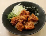 F-1118】特製甘だれ唐揚げ丼Specially Made Deep-fried Chicken Rice Bowl(濃厚鶏白湯つけ麺 どっかん 西中島南方駅前店)