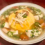 オクラと里芋・さつま揚げの天津飯（天津飯専門店 TENTEN）
