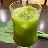 美味しく飲めるフレッシュ小松菜ジュース(カップ入り)（喫茶館プロコップ）