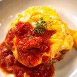 おむ炒飯(デミグラスソース)(亜央居酒場)