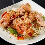 からあげ(4個) スイートチリソース(からあげとオムライス 西新宿nano)