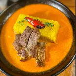豚肩ロースステーキカレーH ハーフ(&スリランカ)