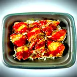 ヤンニョムチキン丼(鶏笑久地店)