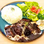 煮込みハンバーグプレート（Dog Run Cafe THE RUN）