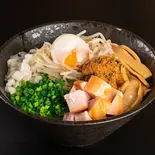 温玉魚介豚骨油そば Seafood and Pork Bone Abura Soba with Onsen Egg(魚介豚骨まぜそば 漁夫の利 板橋一丁目店 Seafood and Pork Bone Mazesoba Gyofunori Itabashi1chome)