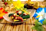 たこときゅうりのわさび醤油和え(おばんざいときしめん鯱)