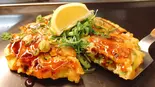 ミックスネギ焼き（お好み焼き 鉄板焼 満まん）