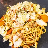 焼きそば イカ(星のクッキー クッキーないけどね!)