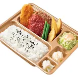 ハンバーグ＆カニクリームコロッケ弁当（本家かまどや 八王子みなみ野店）