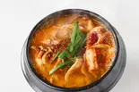 【定番】豚キムチスンドゥブ Pork Kimchi Sundubu(ヘルシースンドゥブ&ビビンバ「純豆腐女子」 千林店)