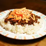 タコライスチーズ Taco Rice Cheese（本場沖縄のタコライス！極樂食堂(極楽食堂)代々木上原店）