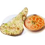 ガーリックナンセット/Garlic naan set（本場の味インド料理ガネーシャ/Authentic taste Indian food Ganesha）