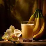 ミルクバナナジュース + バナナ増し Banana milk（金星 ヴィーナス ビューティアサイーフルーツボウル Venus beauty Acai fruit-bowl 落合店）