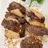 ラムの串焼き(2本)(台湾料理 有香園)