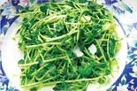 若摘み豆苗炒め（蘭蘭 サンシャイン通り店）