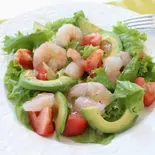 海老アボカドサラダ PrawnAvocadoSalad（KABITA Indian Restaurant）
