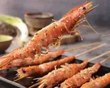 烤大虾(2本)大海老の串焼き（ビャンビャン麺 朋友）