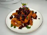 ピリ辛海老炒め（味香閣）