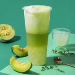M 完熟ナタデココメロンミジャスミン茶スムージー(新商品発売!完熟果物ナタデココ!台湾発スムージー新宿店)