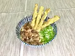 【お得】肉ごぼう天うどん（【ましましOK】一番だしうどん たけ家）