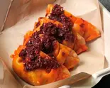 麻辣揚げ餃子 4個（【カラシビ薬膳スープ春雨】麻辣中毒 高円寺 MALA-HOLIC KOENJI）