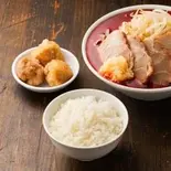 勝浦ラーメン唐揚げライスセット（ラーメン勝浦次郎 栄店）