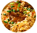 スペアリブチャーハン(排骨炒饭)（中華料理 玉仙楼 大塚店）