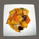 イカ甘酢 Crispy Squid with Sweet and Sour Sauce(中国料理 みんらく)
