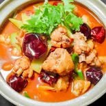 骨付きとり肉の甘辛煮込(鸡公煲)（東京穆斯林飯店 ムスリム飯店）
