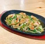 若鶏のねぎ塩鉄板焼き（【宅配どんぶり】丼市場 清水店）