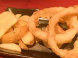 フライドポテト＆オニオンリング（手仕事ハンバーグ ぎゅう丸 春吉店）