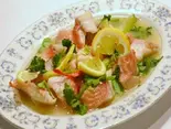 白身魚のレモングラスソース Fish Pastc With Lemon Grass Sauce（【本場インド風のカレー】アジア屋台 チャオパリバール 赤坂）