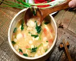 疙瘩汤 すいとんと玉子の野菜スープ（四川料理 成都小吃）