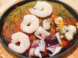 【人気No.3】広島お好み 海鮮焼(イカ・海老・帆立・麺)【マヨ】（【関西風＆広島風お好み焼き・鉄板焼き】桜家 清水店）