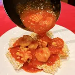 海鮮チリソースおこげ（中国料理 竹園 百年橋店）