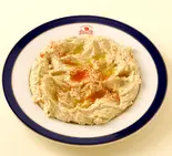 (HUMUS)( Paste of the egypt beans) エジプト豆のペースト ( HALAL) トルコ料理（トルコ料理ボスボラスハサン市ヶ谷店）
