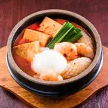 海鮮スンドゥブチゲ(ライス付き)(本場の辛スンドゥブ 栄店)