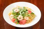 スパゲッティ 小海老とルッコラの塩味(La Voglia Matta 荻窪店(ラ・ヴォーリアマッタ 荻窪店))