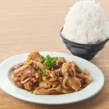 ほぼ1kgしょうが焼き丼 (しょうが焼き360g+ごはん900g)(旨い男メシ!特盛がっつり食堂 博多店)