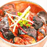 じゃがいもとなすのカレー/Alu Beigan Curry（アジアンレストラン モニカ）