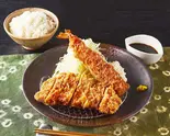 大海老フライと三元豚ロースカツ弁当(タル1)（揚げたてかつ TAKUMI 市岡店）