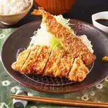 大海老フライと三元豚ロースカツ弁当(タル1)（揚げたてかつ TAKUMI 大橋店）