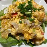 あさり卵炒め（中華居酒屋 上海厨房）