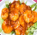 干焼蝦仁(中華料理 万里)